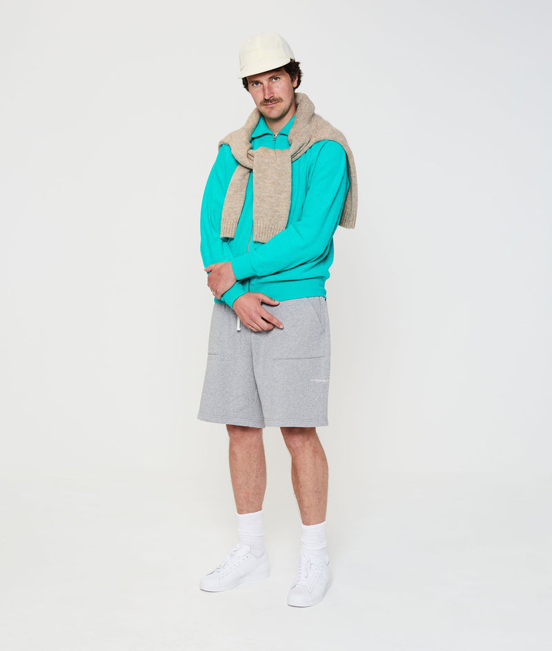 Pop Full Zip Sweat Peacock Green