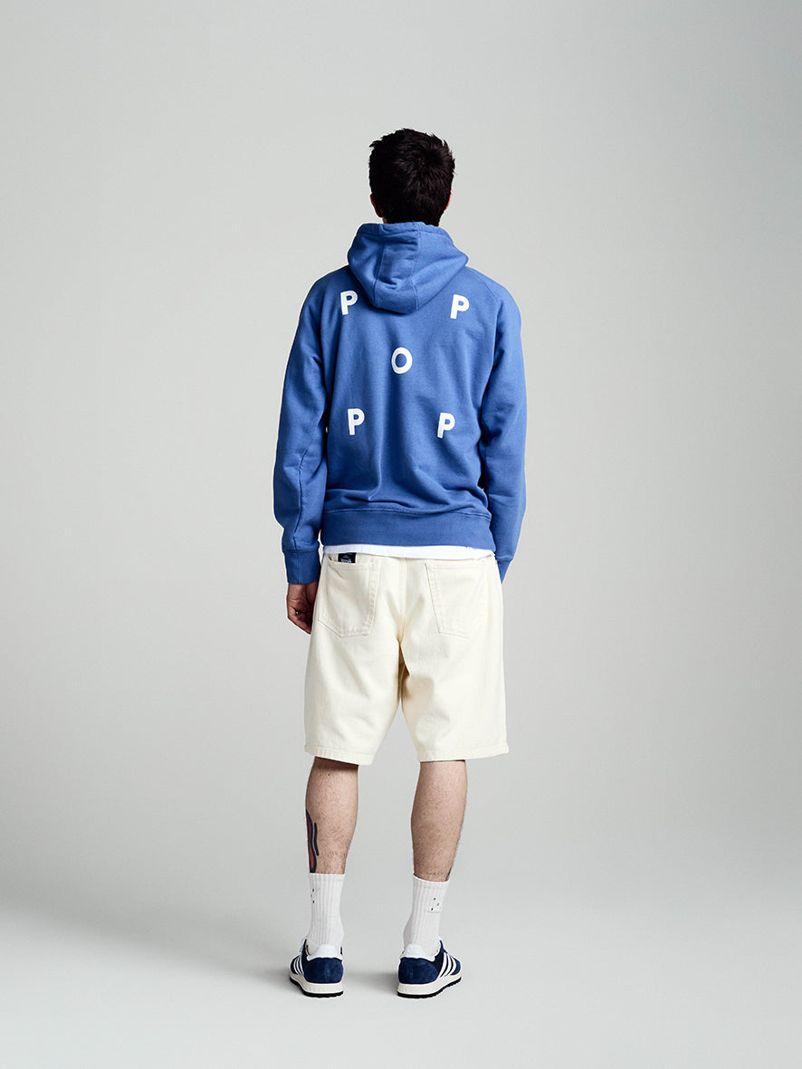 Logo Hooded Sweat Dutch Blue