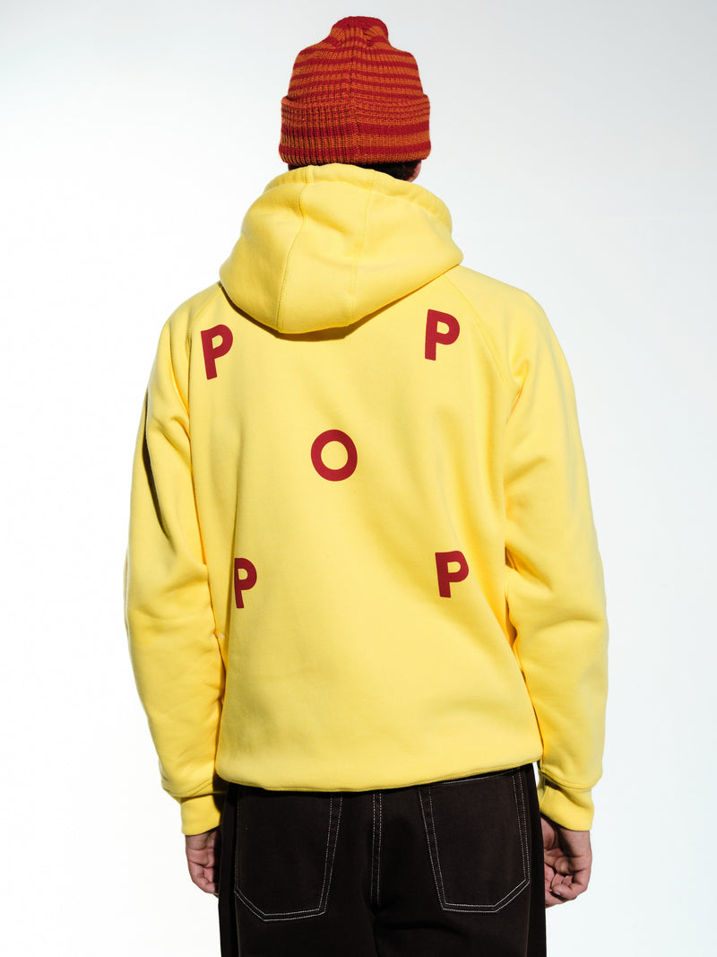 Pop Logo Hooded Sweat Minion Yellow