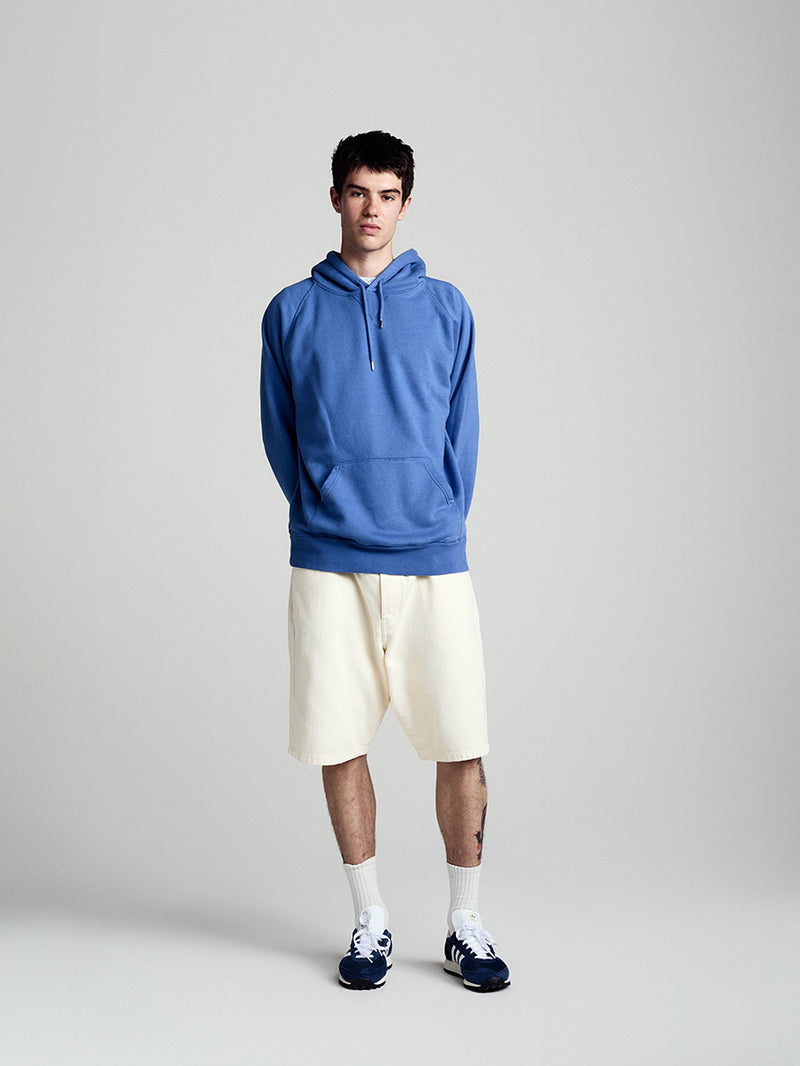 Logo Hooded Sweat Dutch Blue