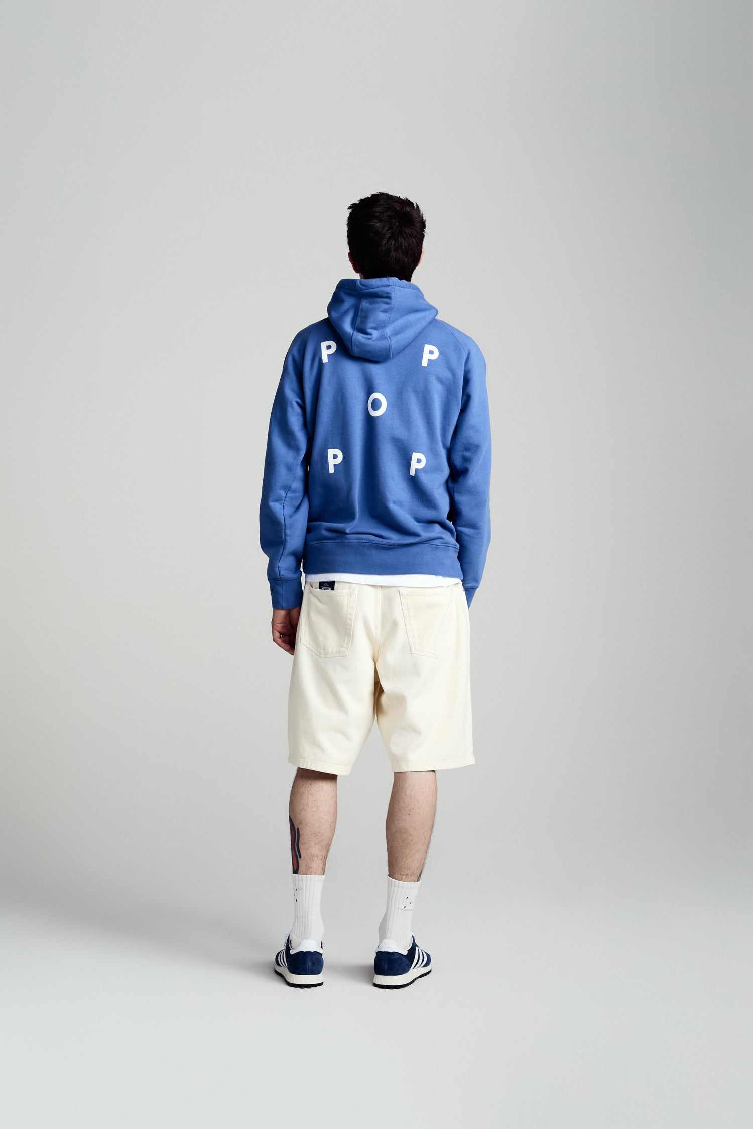 Pop Logo Hooded Sweat Dutch Blue