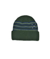 Pop Striped Beanie Green