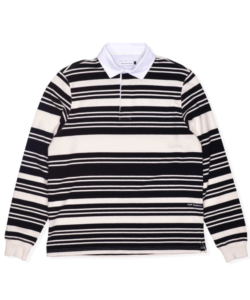 Featured Product Image Of Pop Striped Rugby Shirt Off White/Black