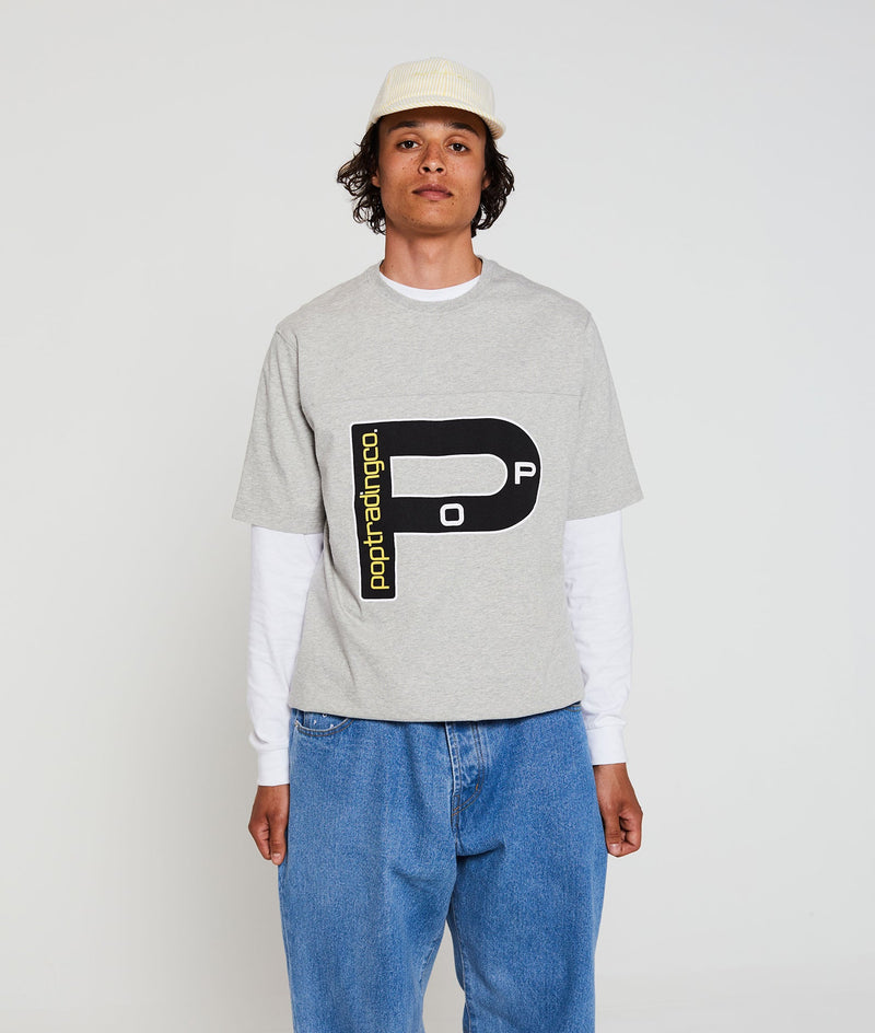 Pop Nautical T-Shirt Heather Grey