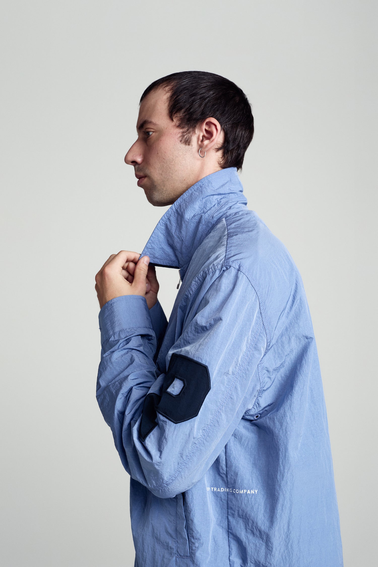 Pop Football Jacket Dutch Blue