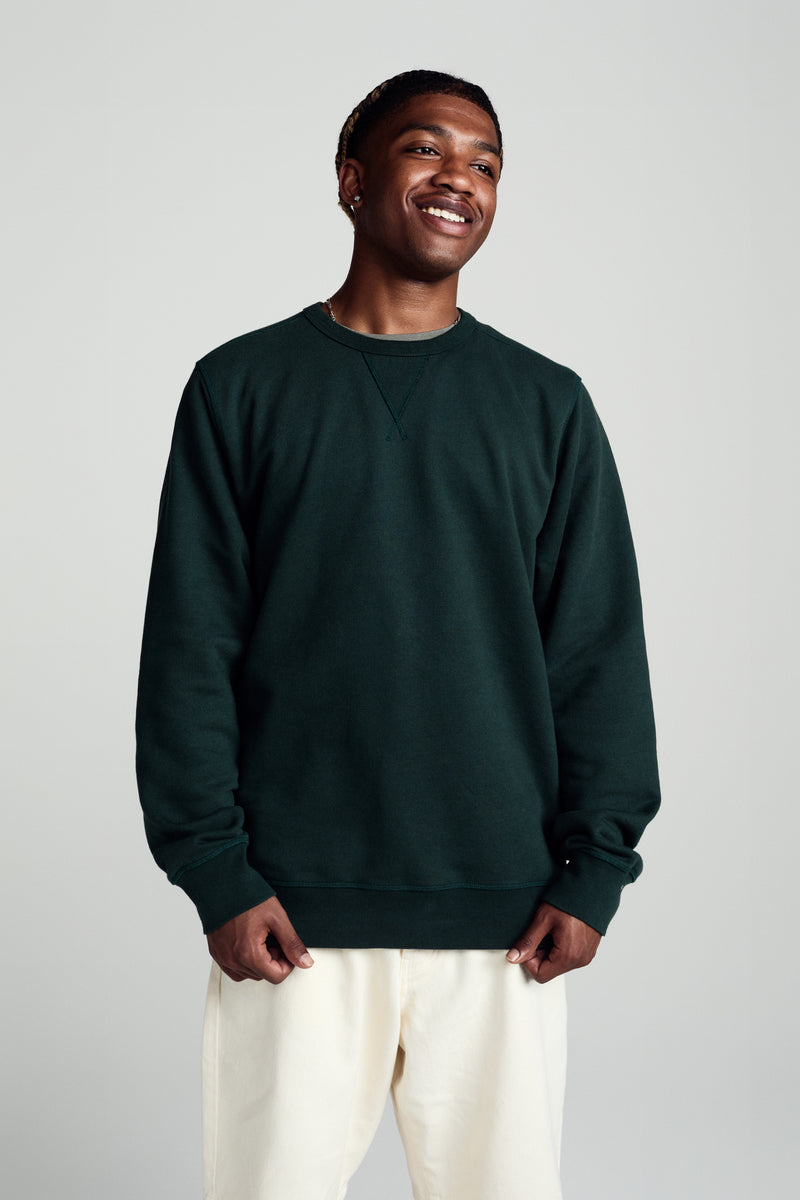 Pop Logo Crewneck Sweat Darkest Spruce
