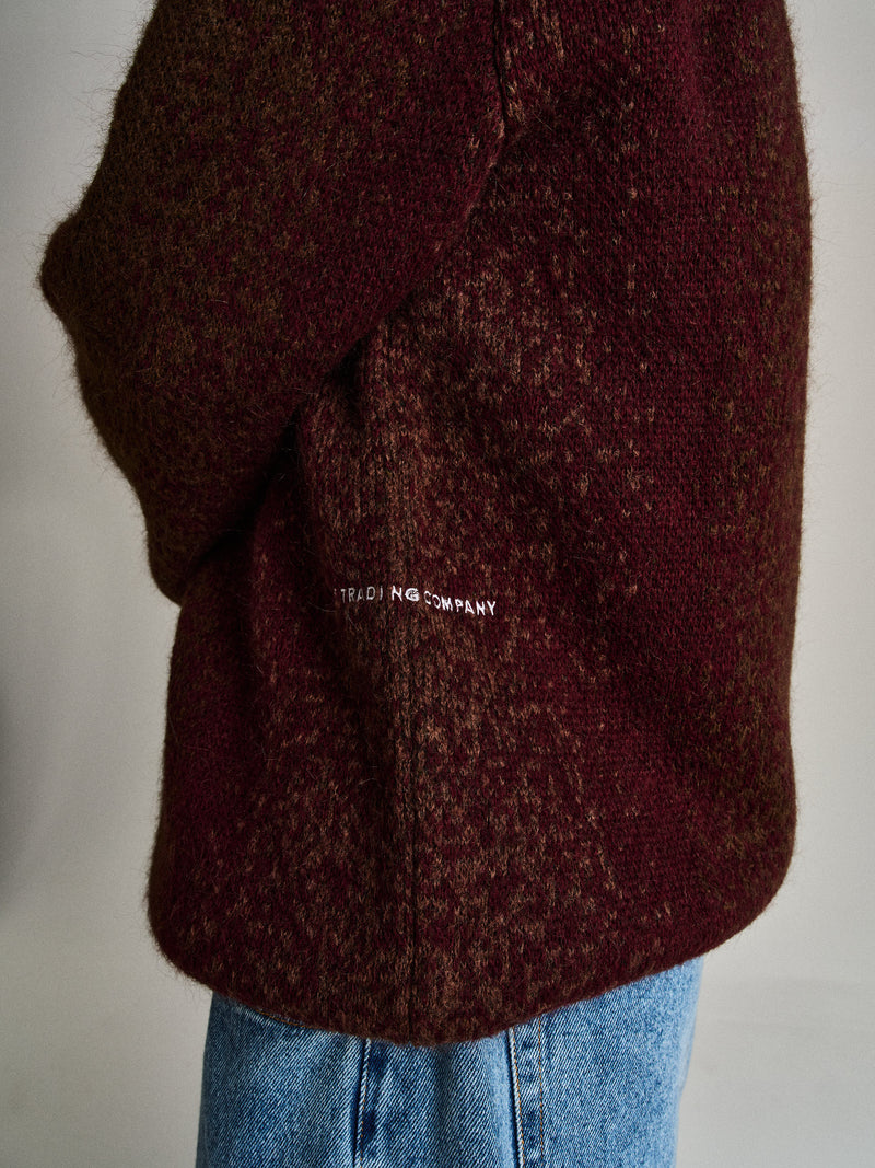 Pop Mohair Striped Knitted Crewneck Multicolour