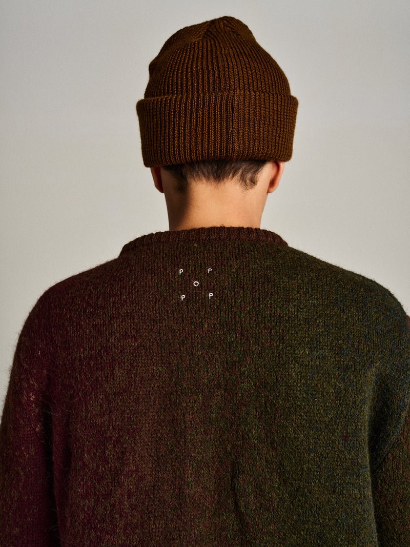 Pop Mohair Striped Knitted Crewneck Multicolour