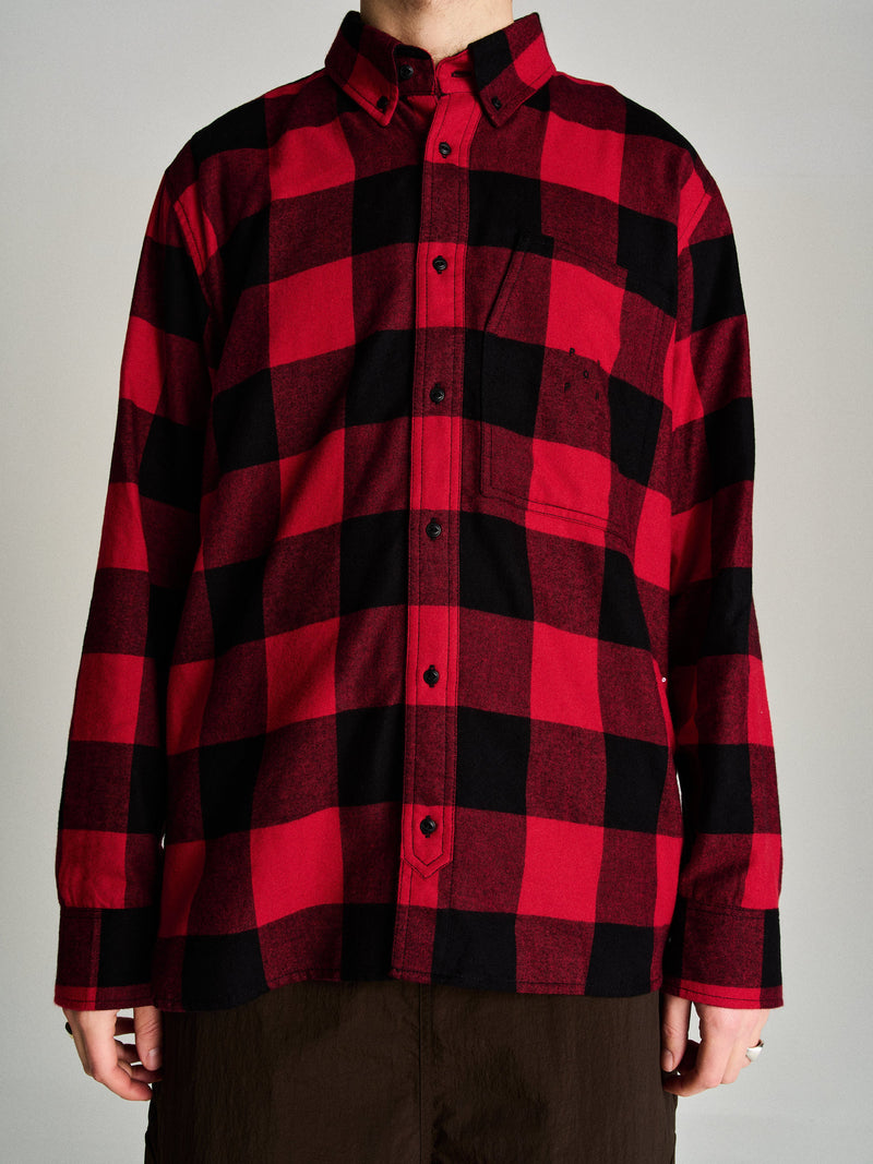 Pop Checked BD Shirt Black/Red