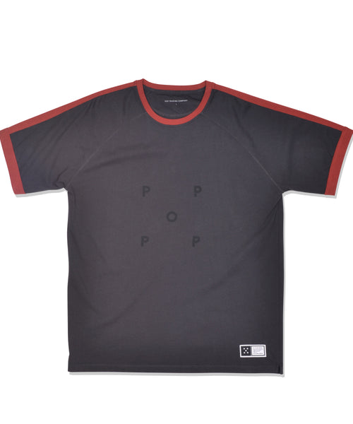 Featured Product Image Of Pop Keenan T-Shirt Charcoal/Pepper Red
