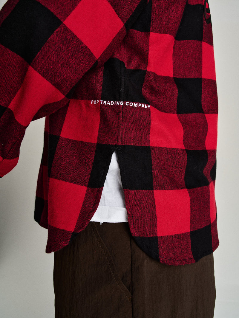 Pop Checked BD Shirt Black/Red