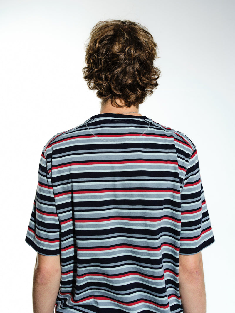 Pop Striped Pocket T-Shirt Multicolour
