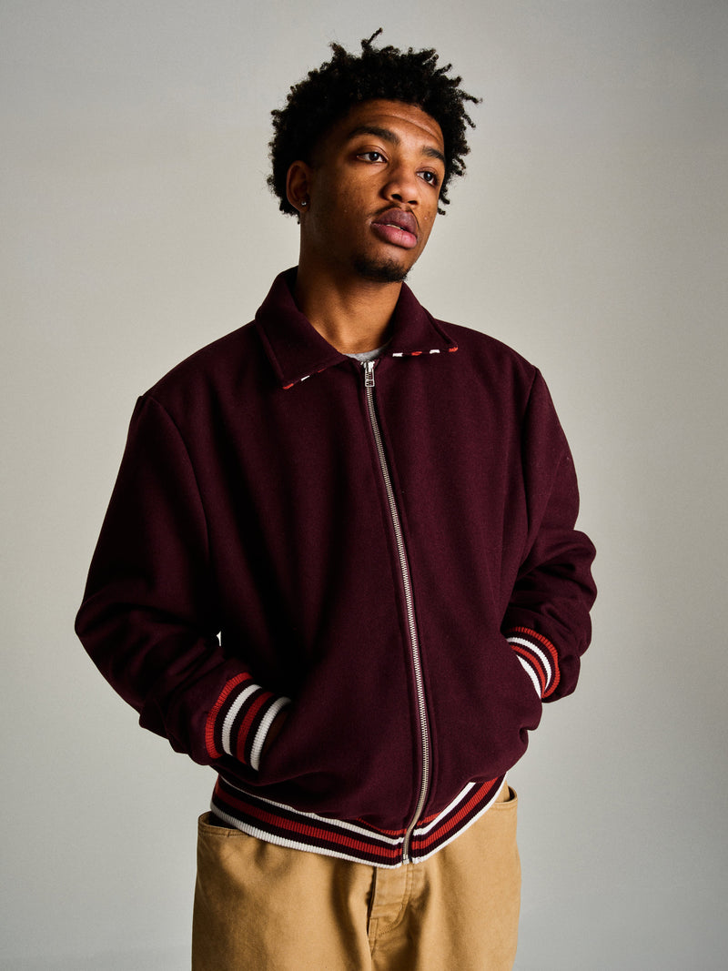 Pop Varsity Jacket Fudge