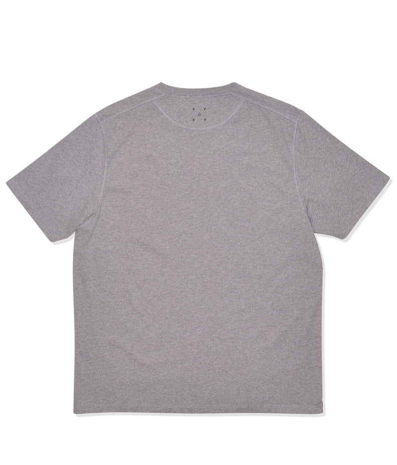 Pop Ringer T-Shirt Heather Grey