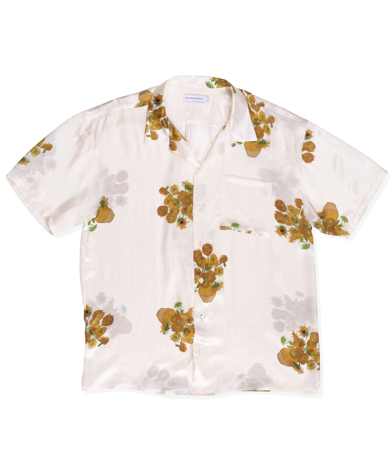 Pop Van Gogh Shirt Off White Silk