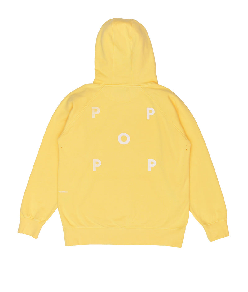Pop Logo Hooded Sweat Snapdragon Yellow