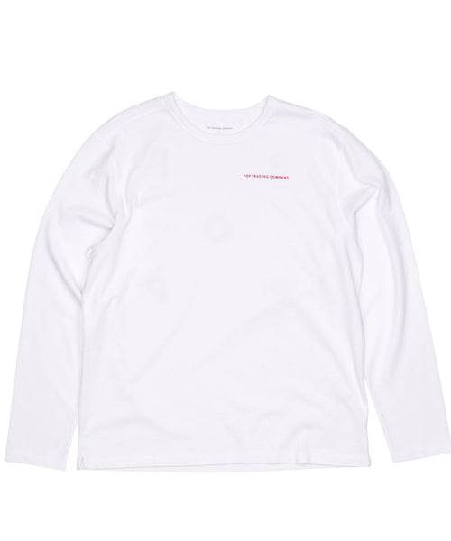 Featured Product Image Of Pop Logo Longsleeve White/Pepper Red
