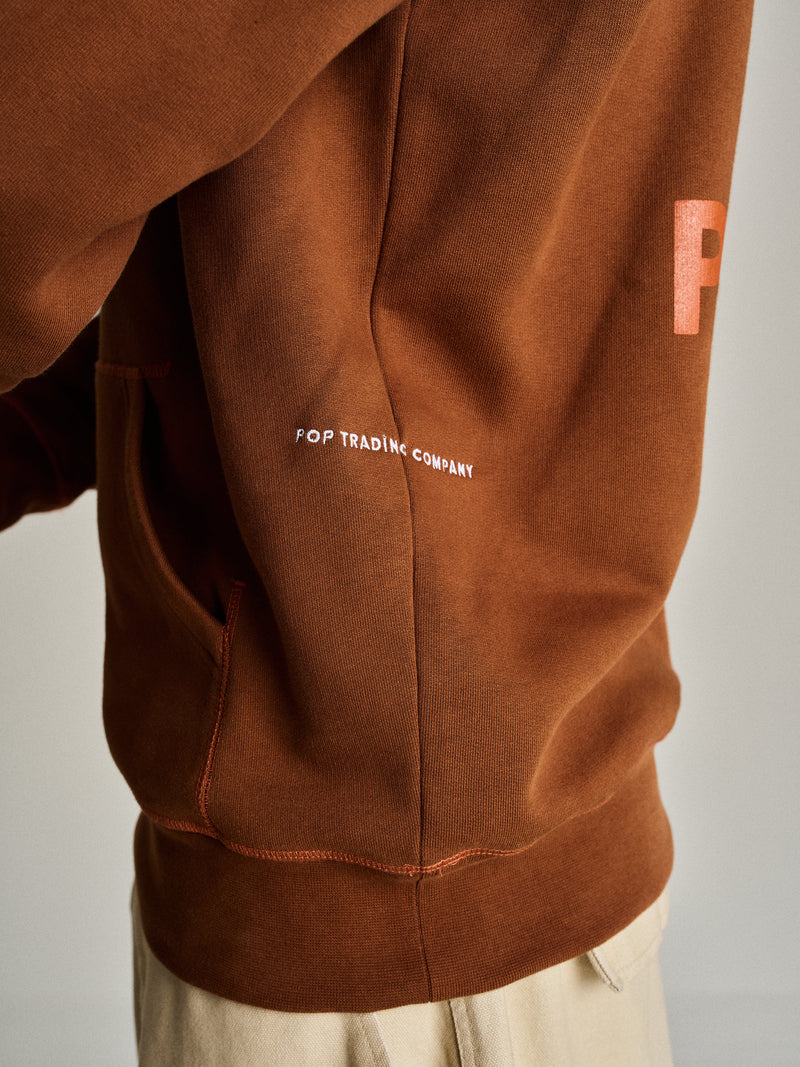 Pop Logo Hooded Sweat Bison
