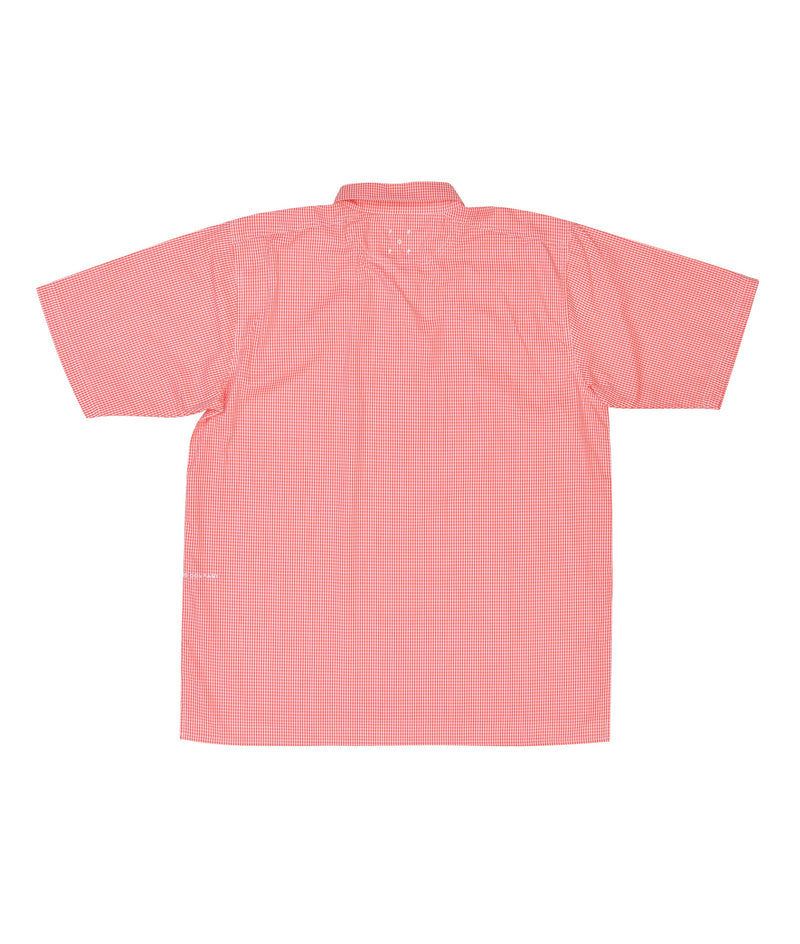 Pop Italo Shirt Orange Gingham