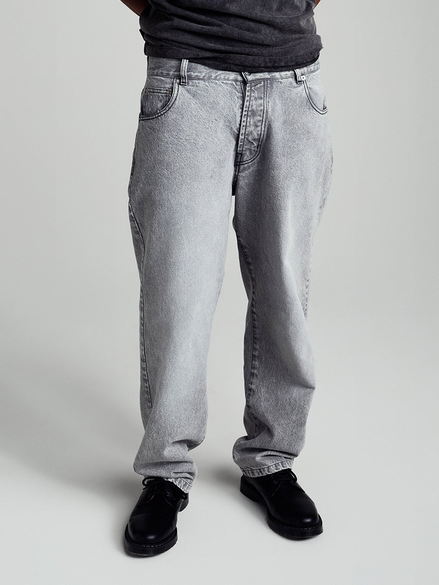 DRS Denim Pants Light Grey Denim