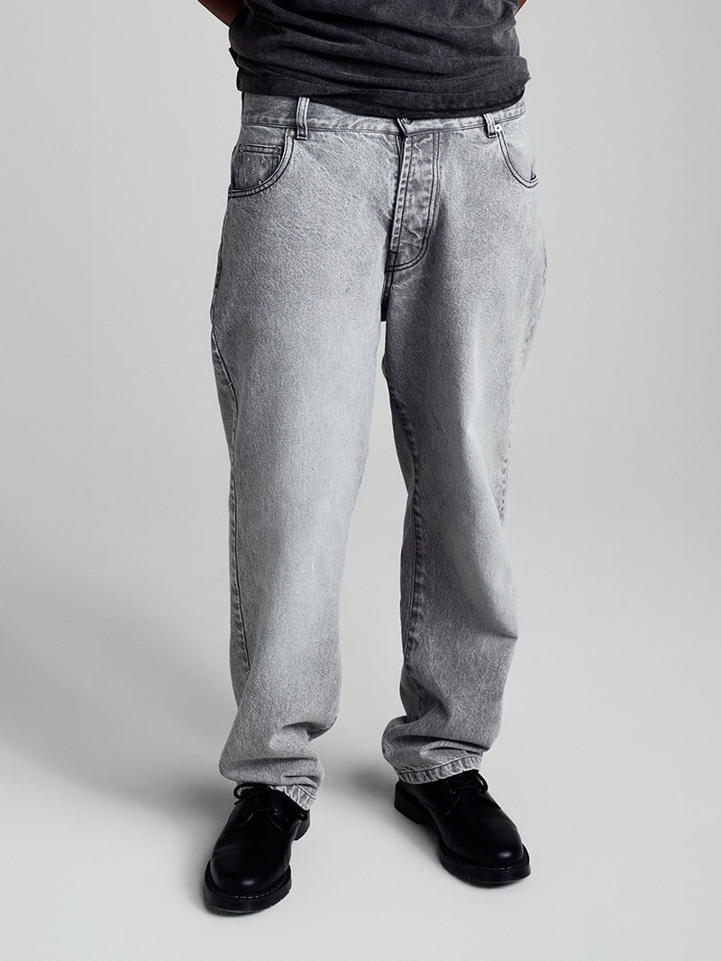 DRS Denim Pants Light Grey Denim