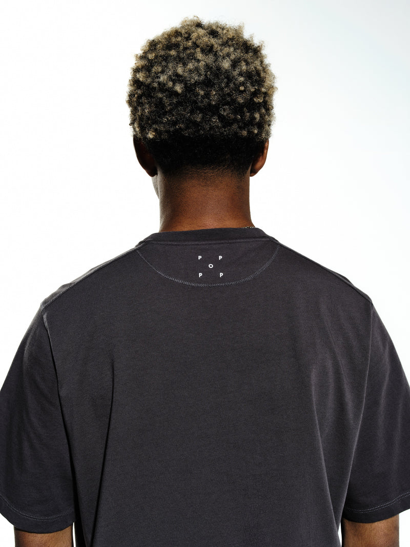 Pop Whale T-Shirt Charcoal