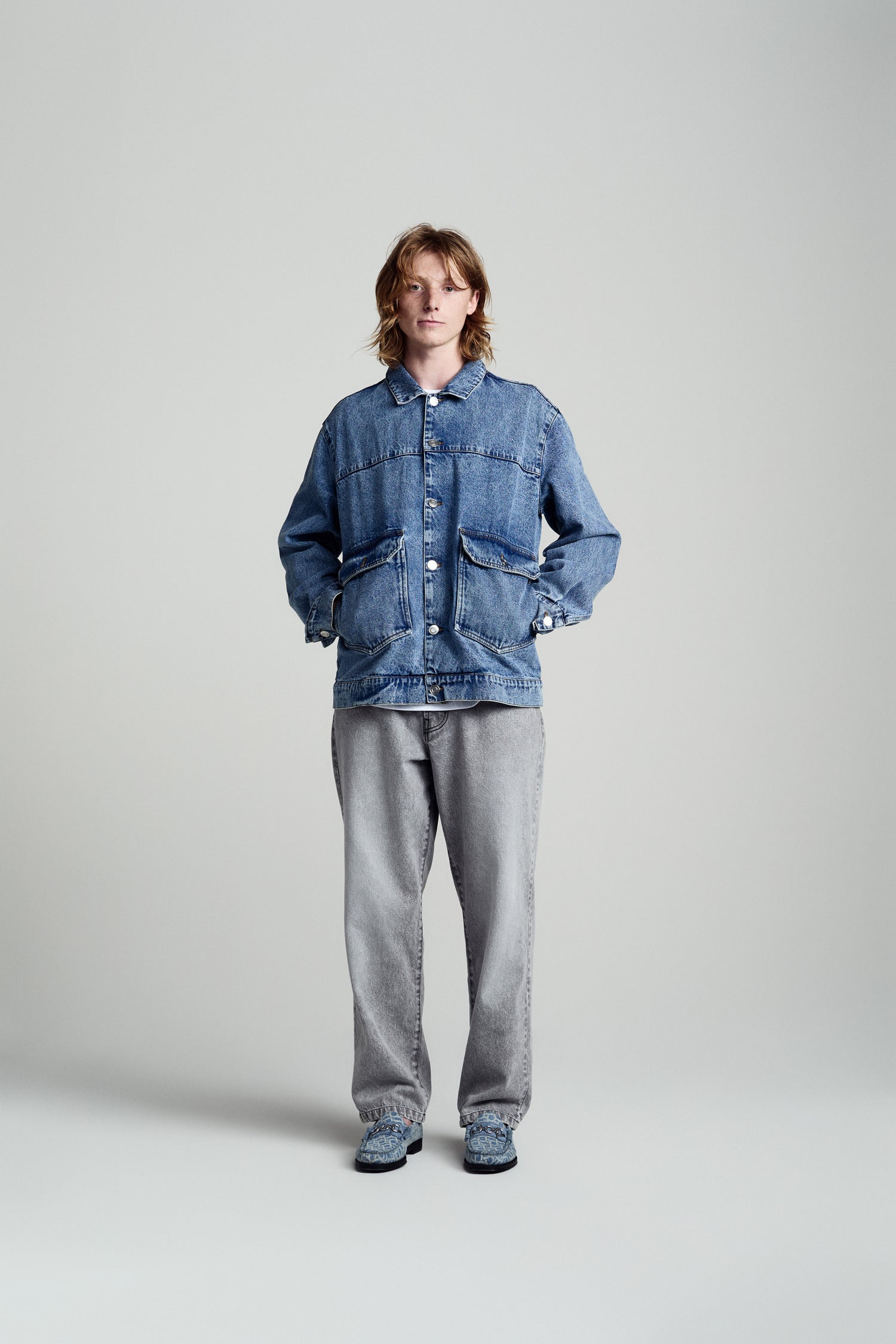 Pop DRS Denim Jacket Stonewashed