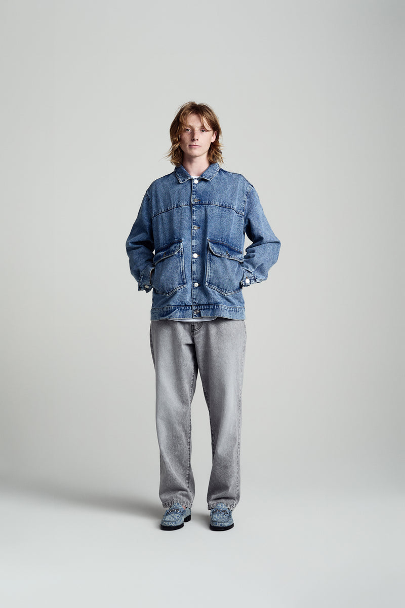 Pop DRS Denim Jacket Stonewashed