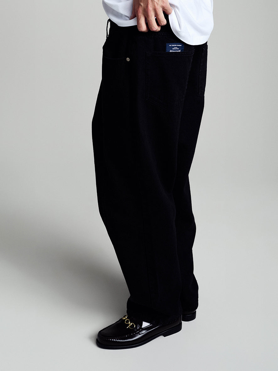 DRS Denim Seam Pants Washed Black Denim