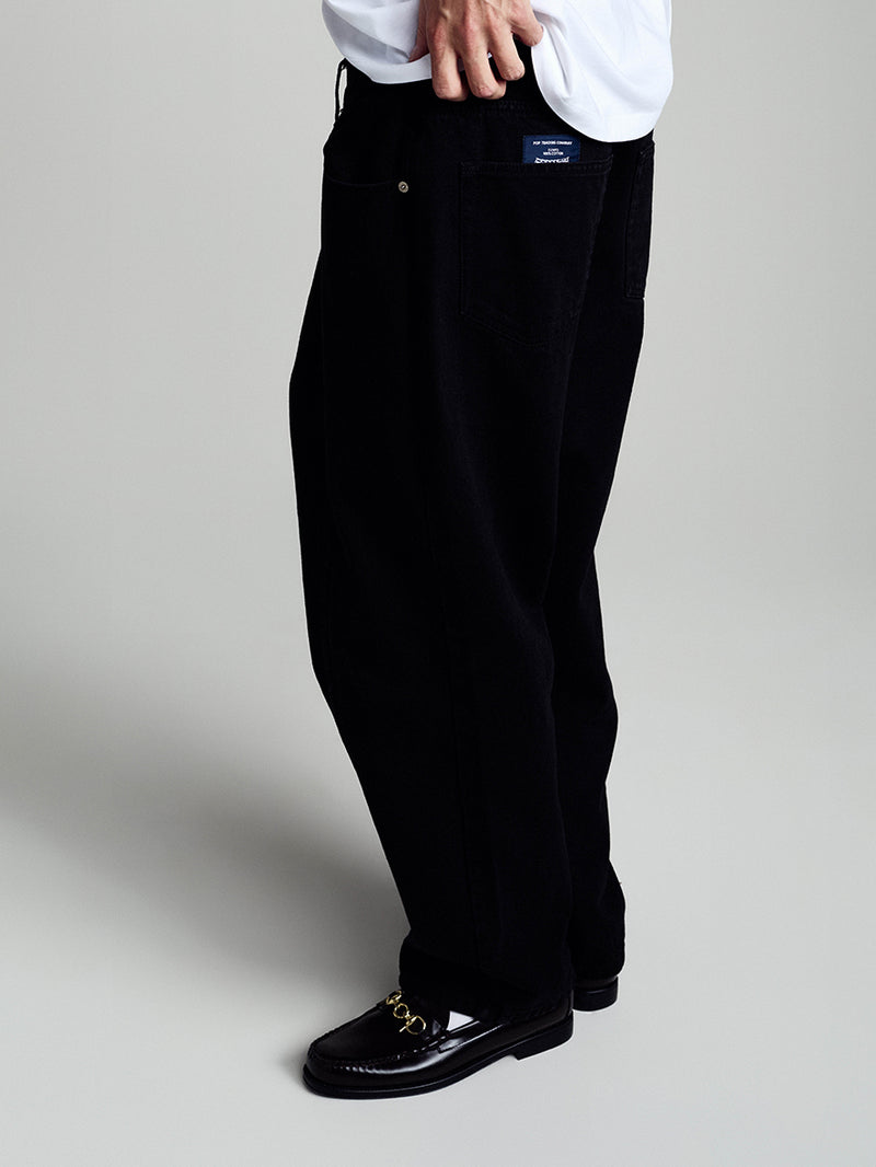 DRS Denim Seam Pants Washed Black Denim