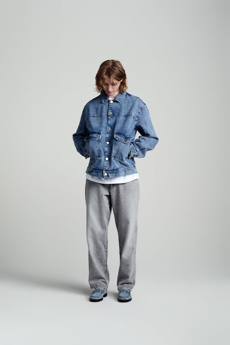 Pop DRS Denim Jacket Stonewashed