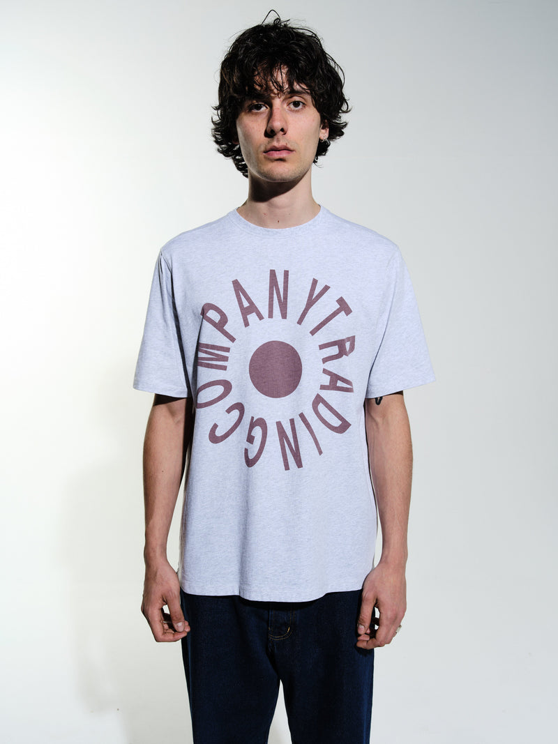 Pop Optical O T-Shirt Ash Grey