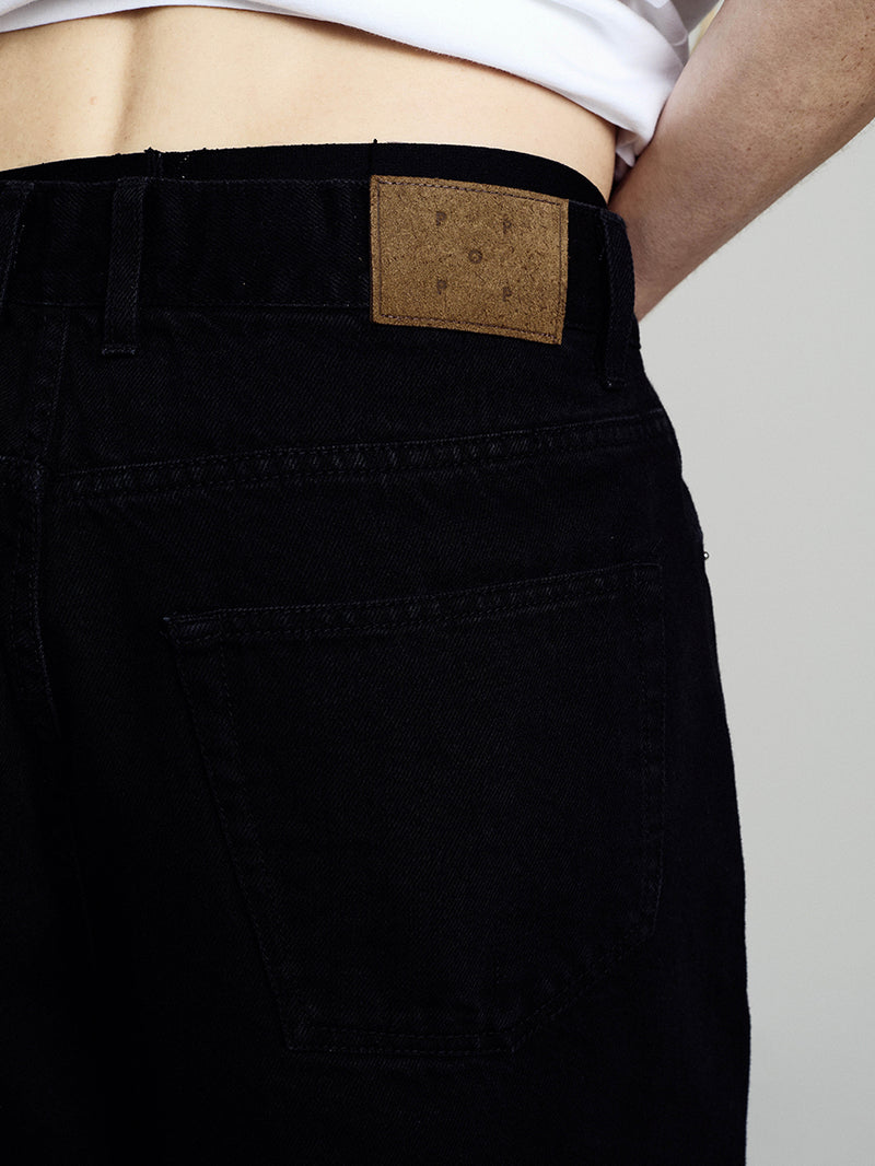 DRS Denim Seam Pants Washed Black Denim