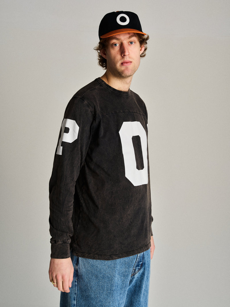 Pop Football Longsleeve T-Shirt Black