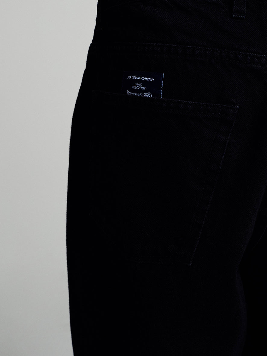 DRS Denim Seam Pants Washed Black Denim