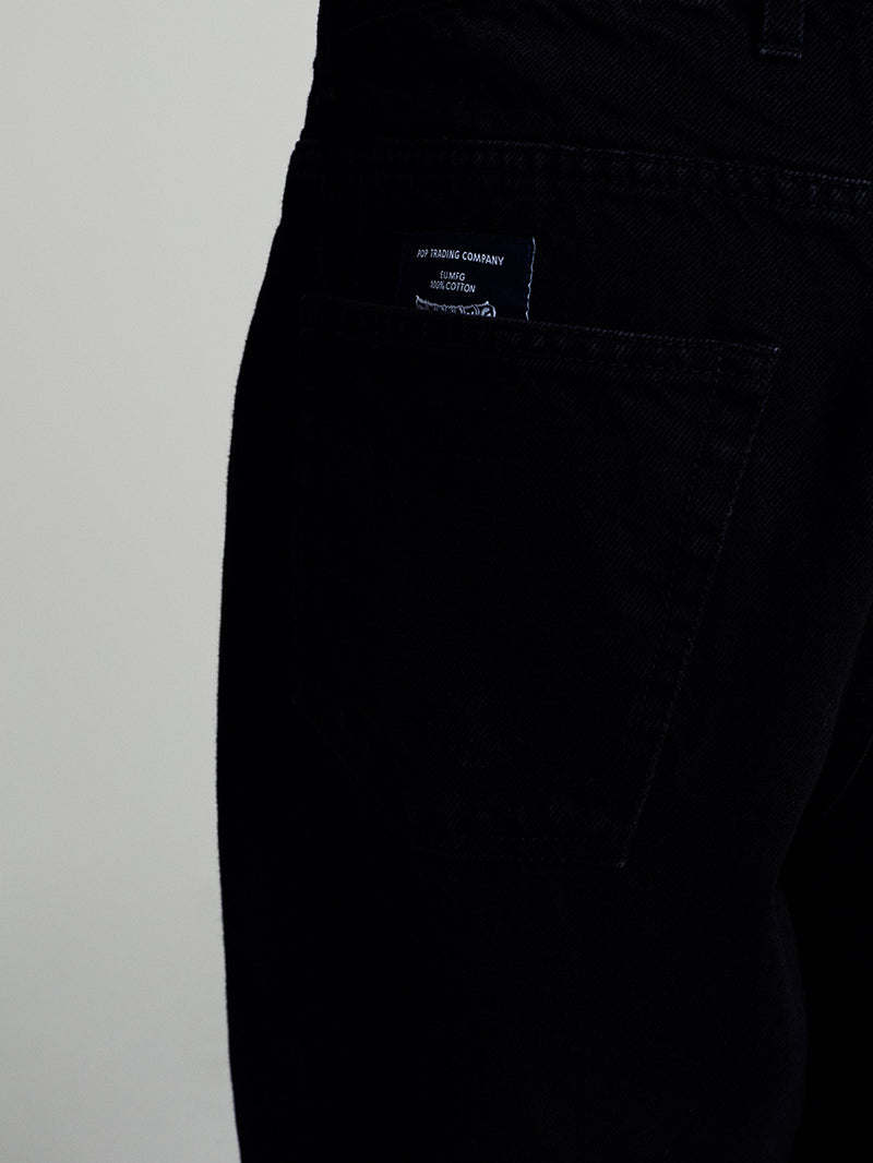 DRS Denim Seam Pants Washed Black Denim