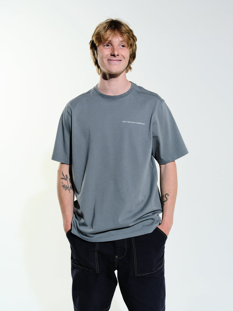 Pop Byobss Logo T-Shirt Stormy Sea