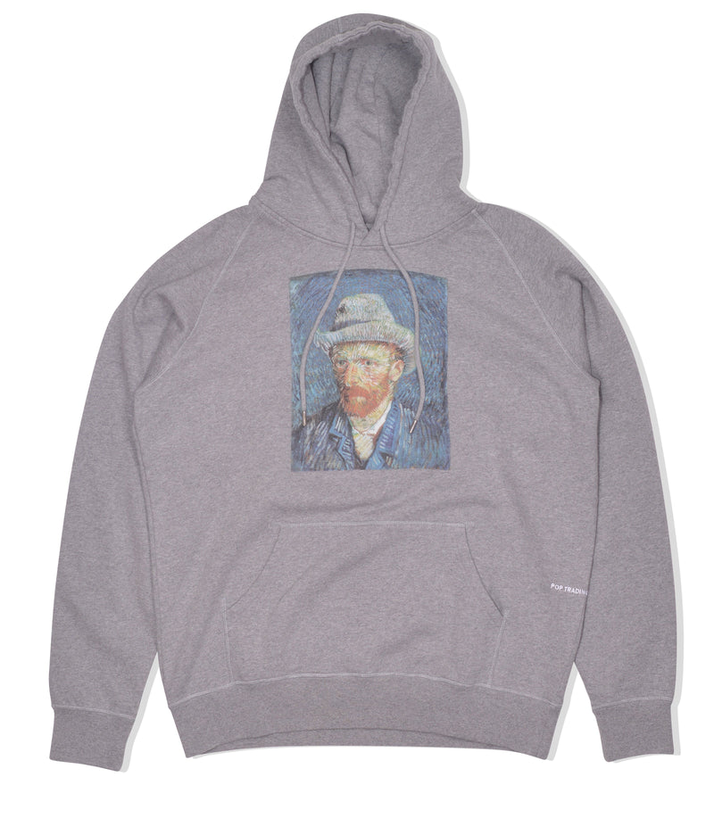 Pop Van Gogh Hooded Sweat Heather Grey