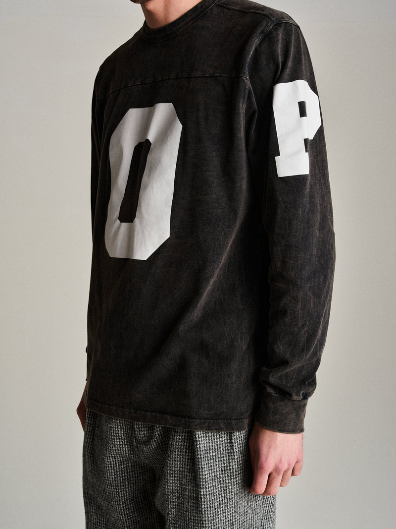 Pop Football Longsleeve T-Shirt Black