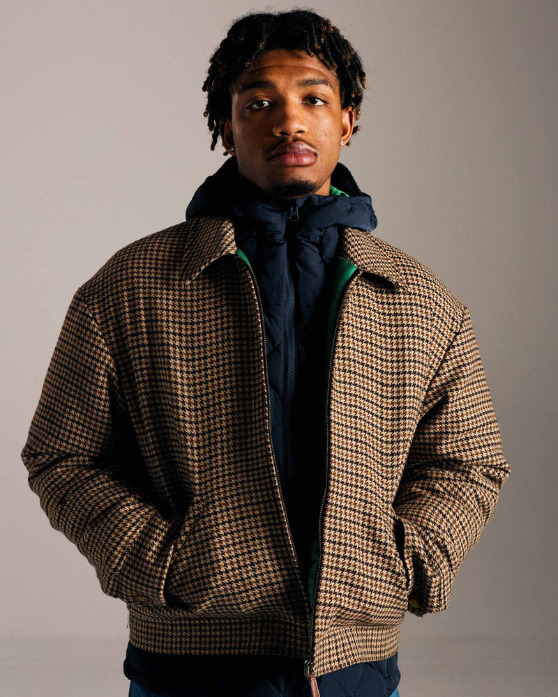 Pop Harrington Jacket Houndstooth