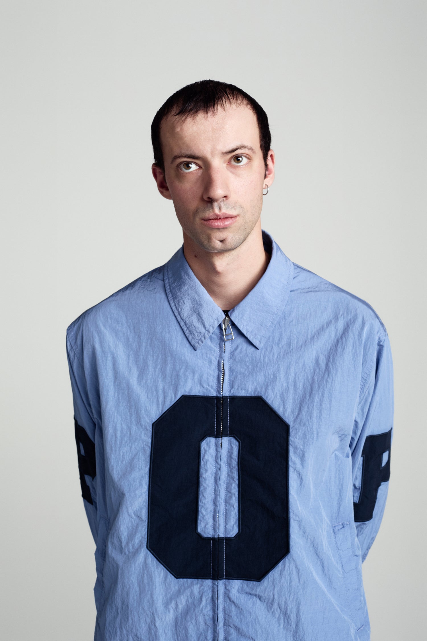 Pop Football Jacket Dutch Blue