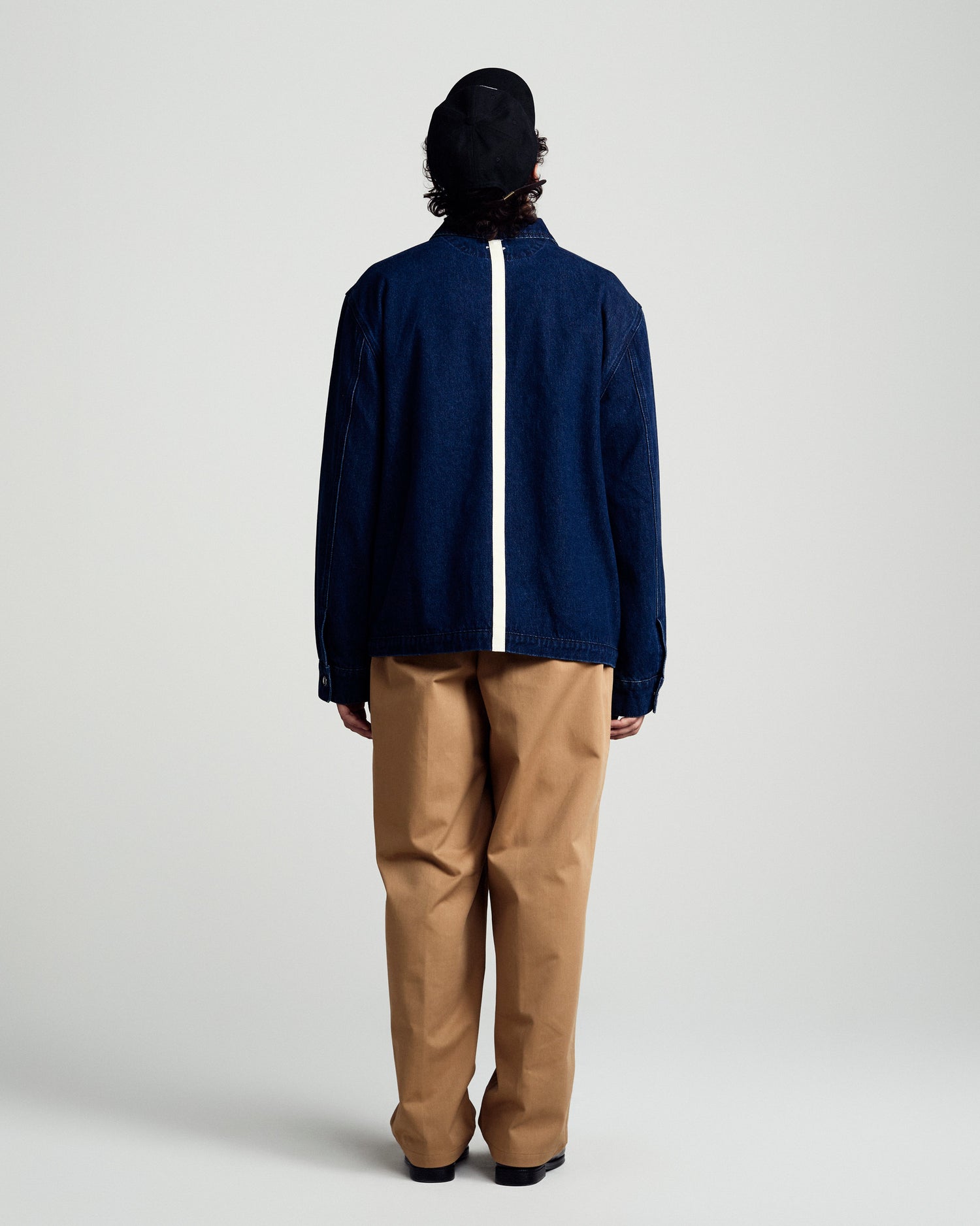 Denim Full Zip Jacket Rinsed Denim