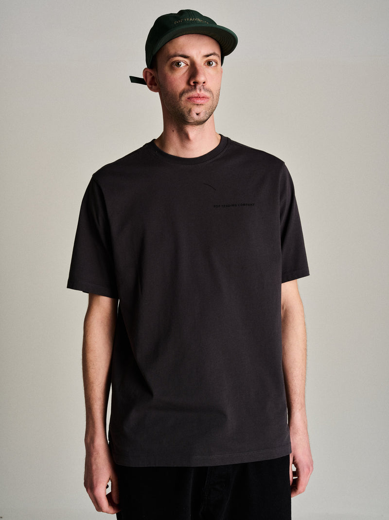Pop Logo T-Shirt Anthracite/Black