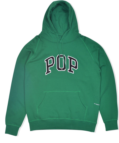 Featured Product Image Of Pop Arch Logo Hooded Sweat Kelly Green