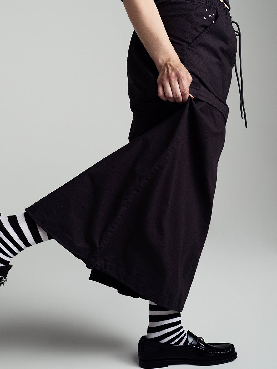 Sophie Zip Off Skirt Anthracite