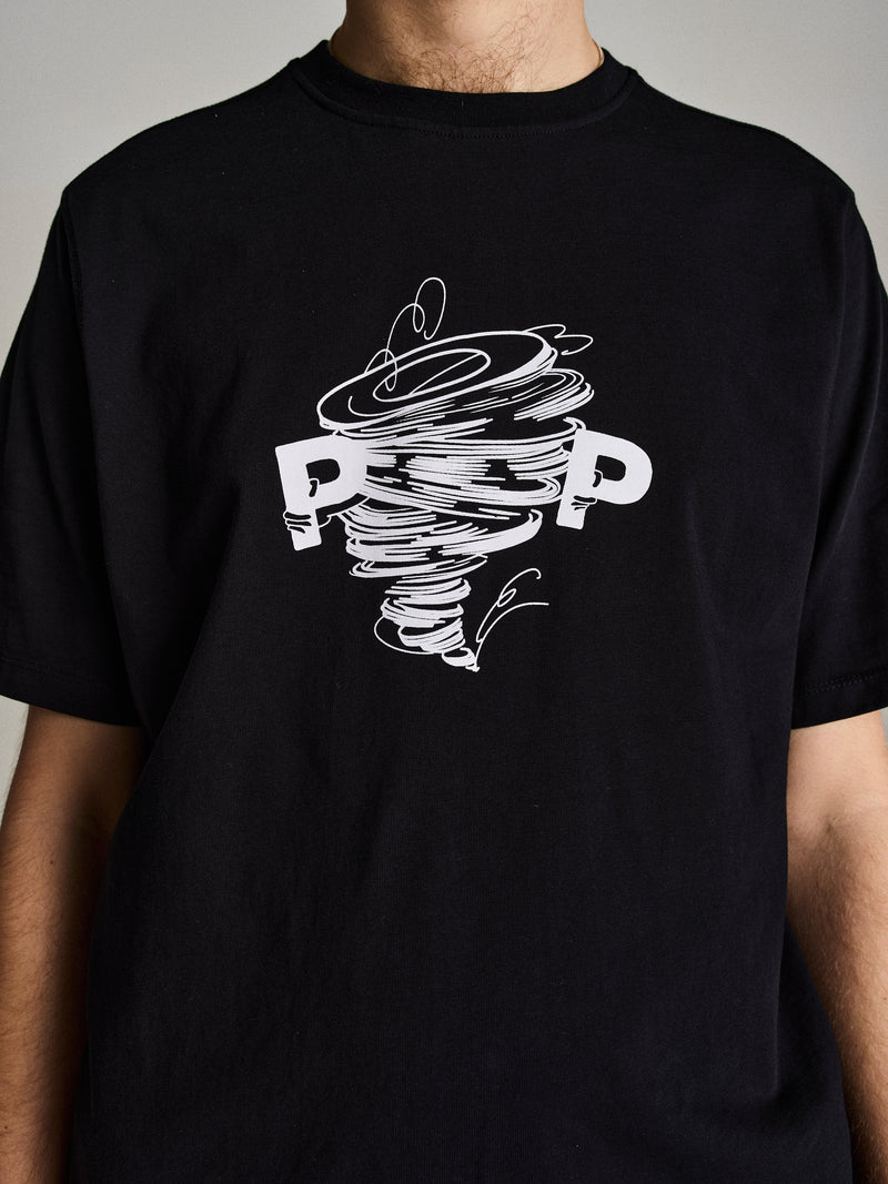 Pop Swirl T-Shirt Black