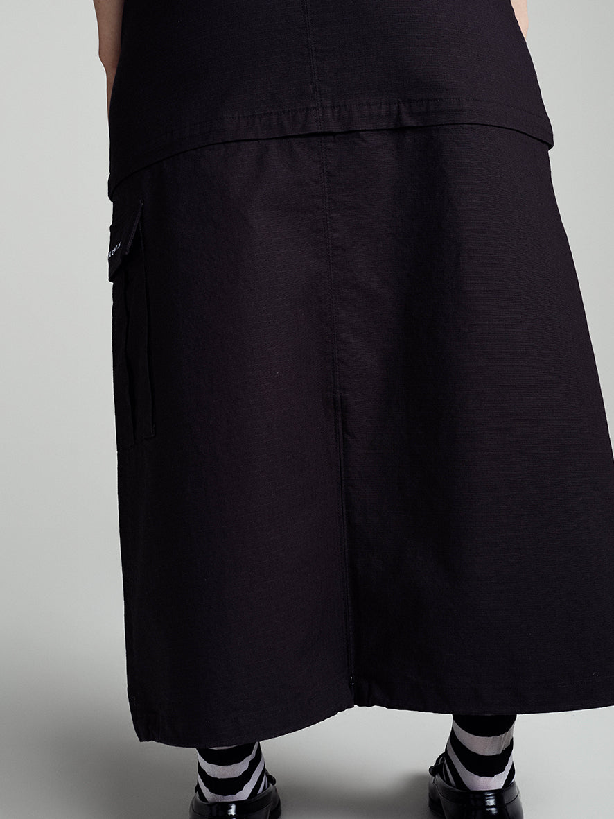 Sophie Zip Off Skirt Anthracite