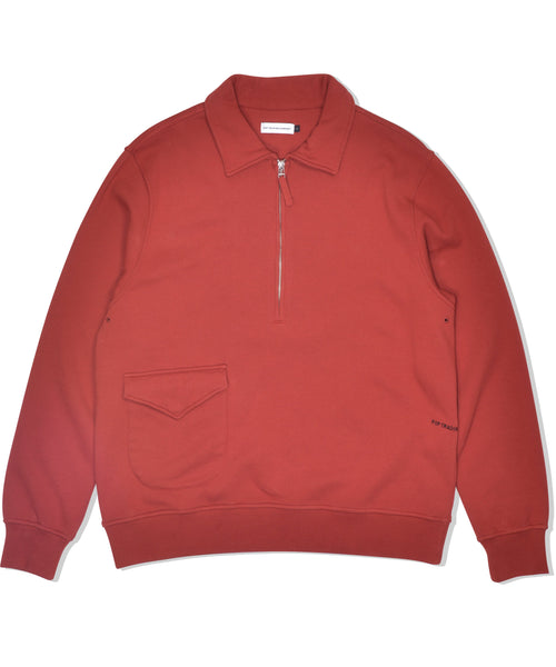 Featured Product Image Of Pop Heavyweight Sportswear Company Halfzip Pepper Red