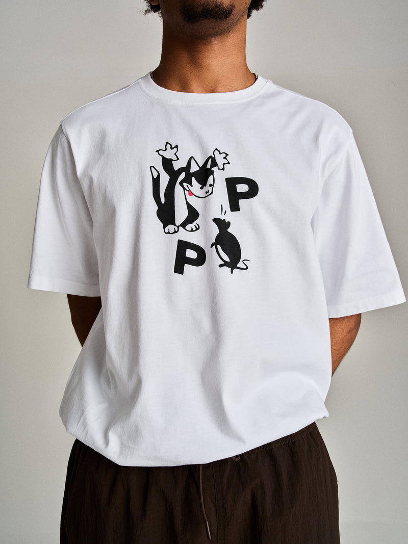 Pop Catch T-Shirt White