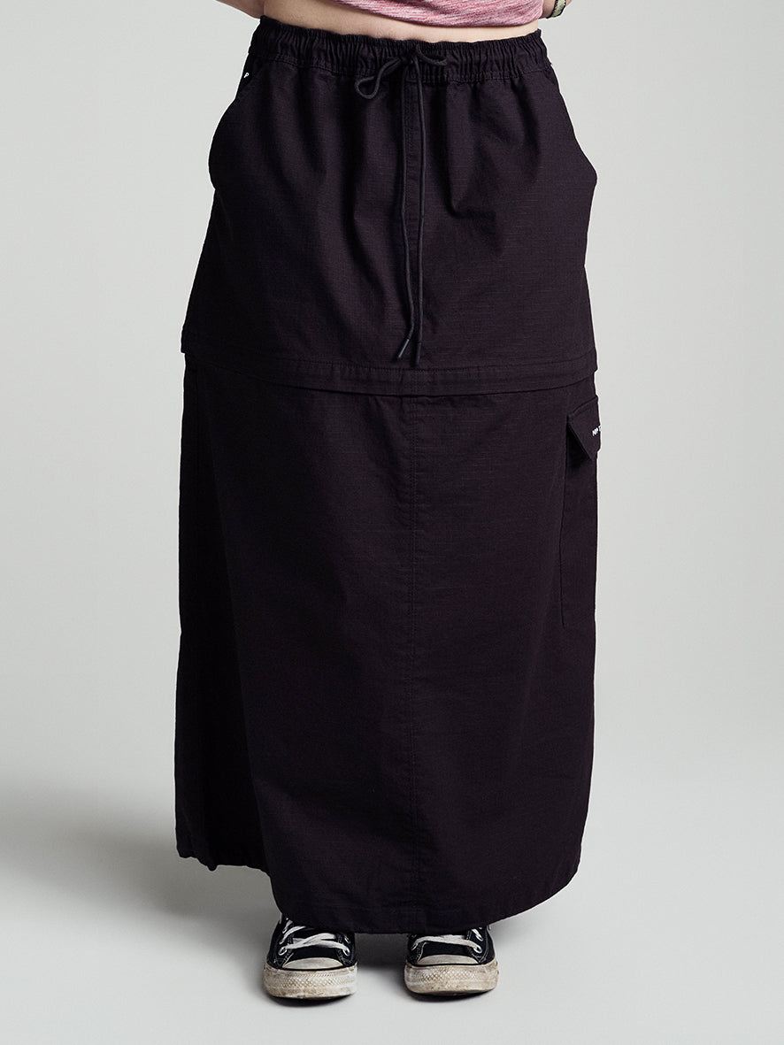 Sophie Zip Off Skirt Anthracite
